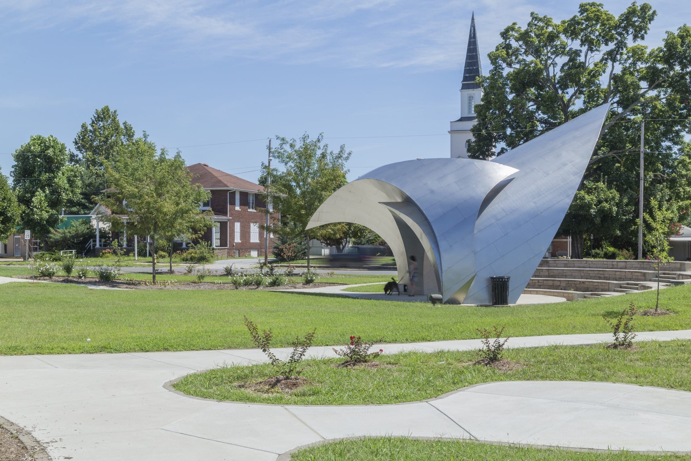 Murphysboro Town Park Pavilion and Bandshell by John Medwedeff