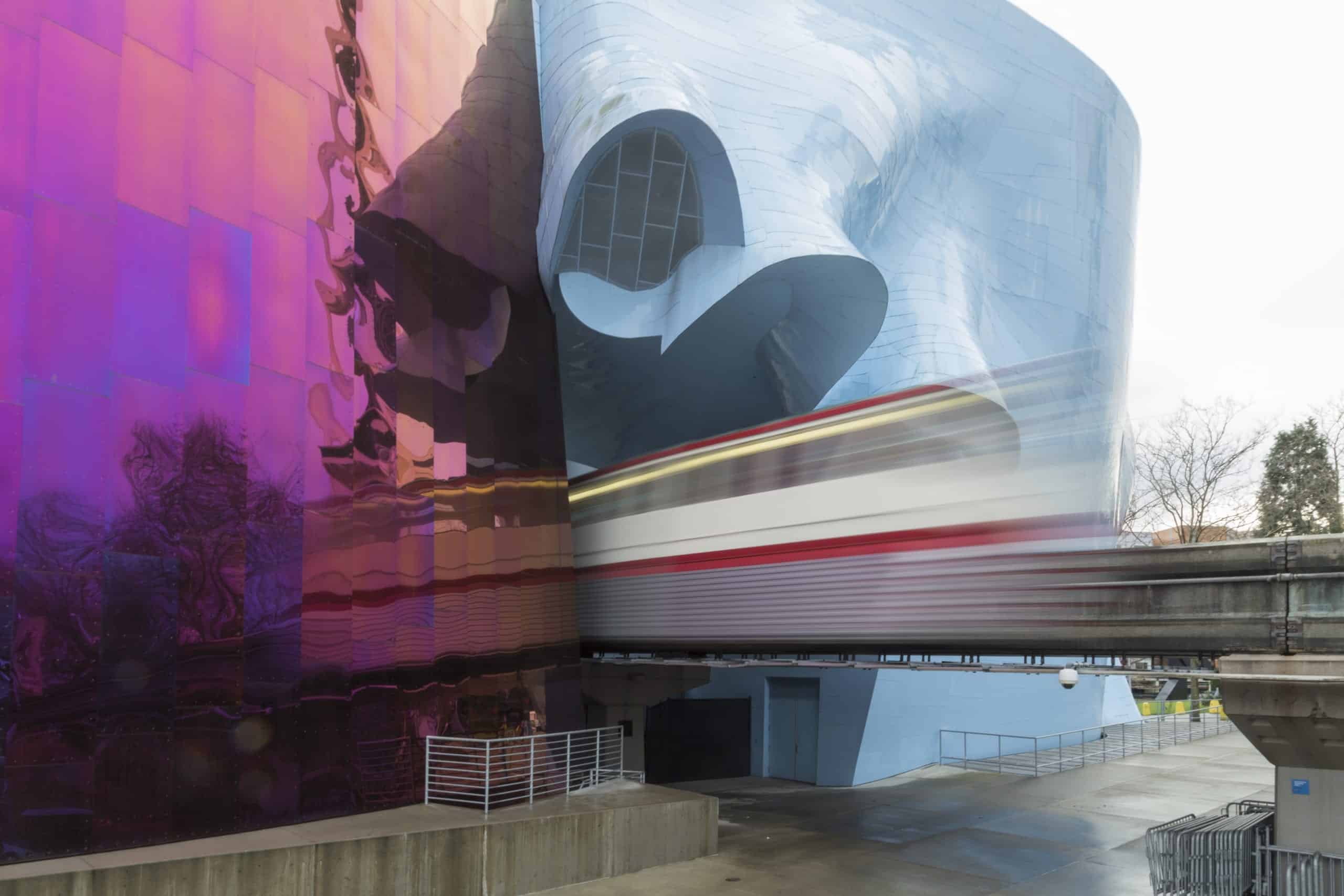 Frank Gehry's Experience Music Project Building in Seattle, Washington  (now MoPoP) - gscinparis