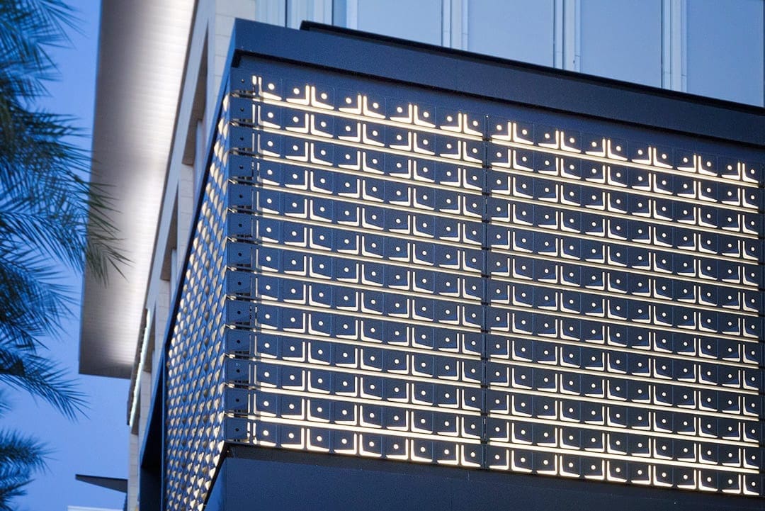 Detail view of the Nike store in Scottsdale, Arizona.