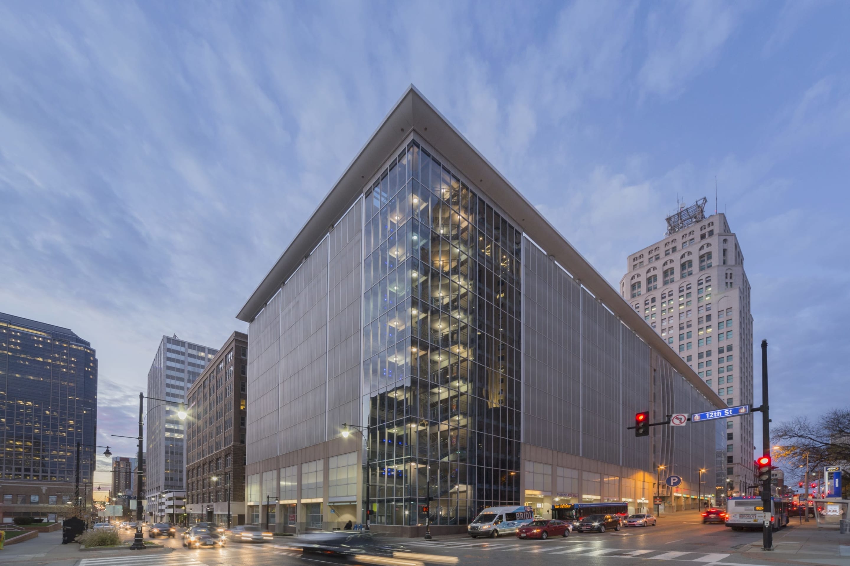 Standard Parking Garage at 11th and Oak.