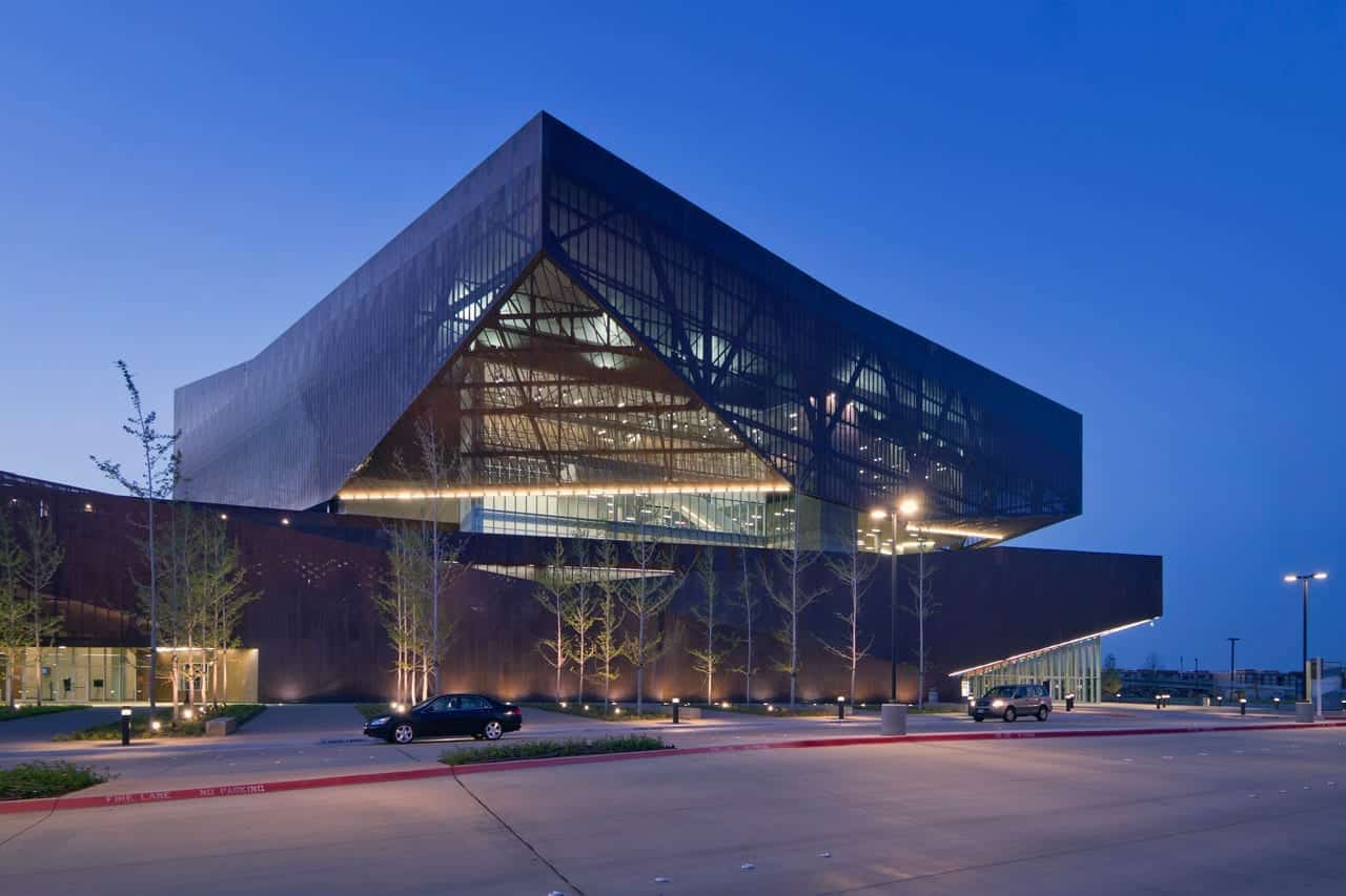 Irving Convention Center at Dusk.