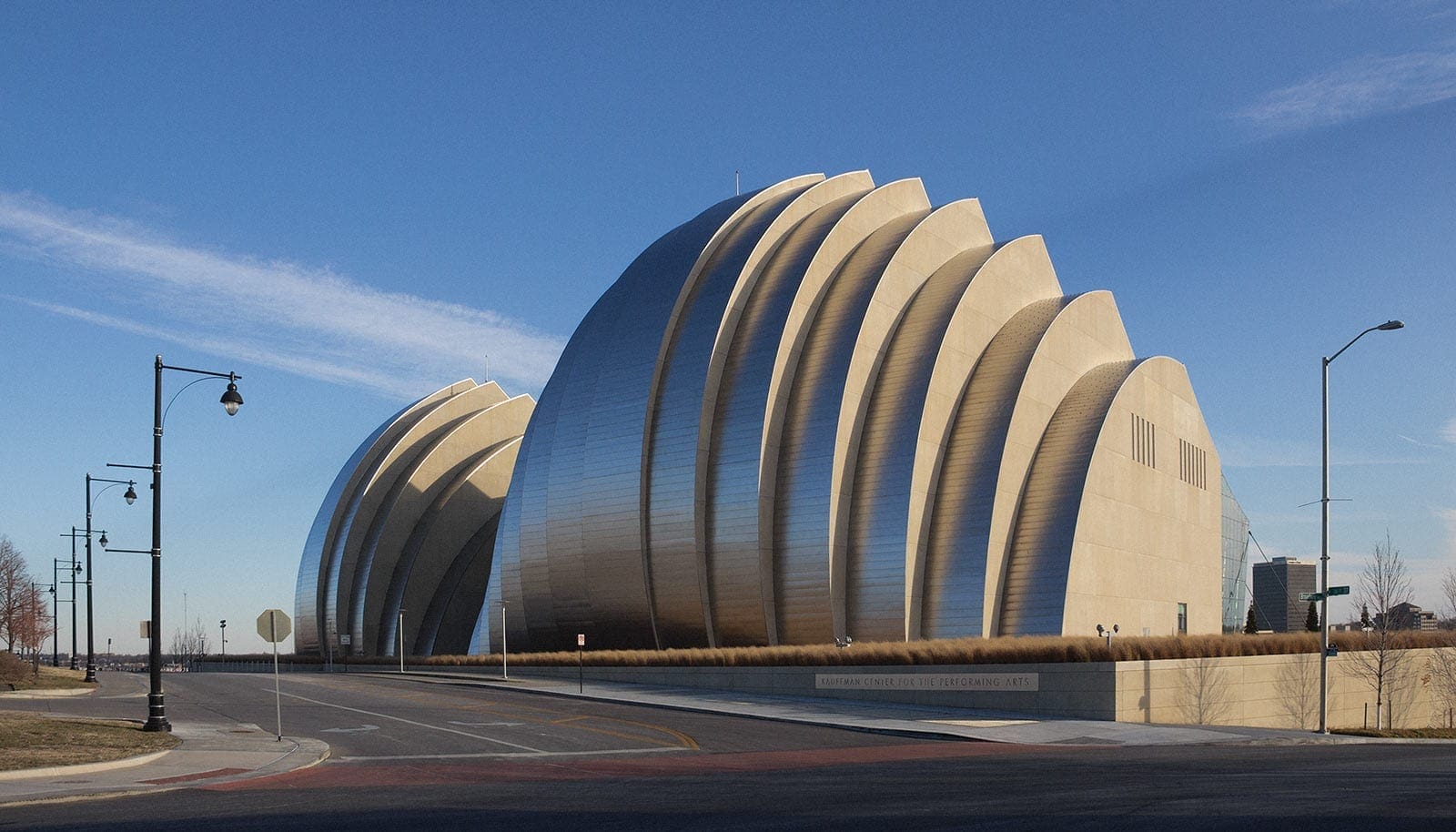 Kauffman Center designed by Moshe Safdie.