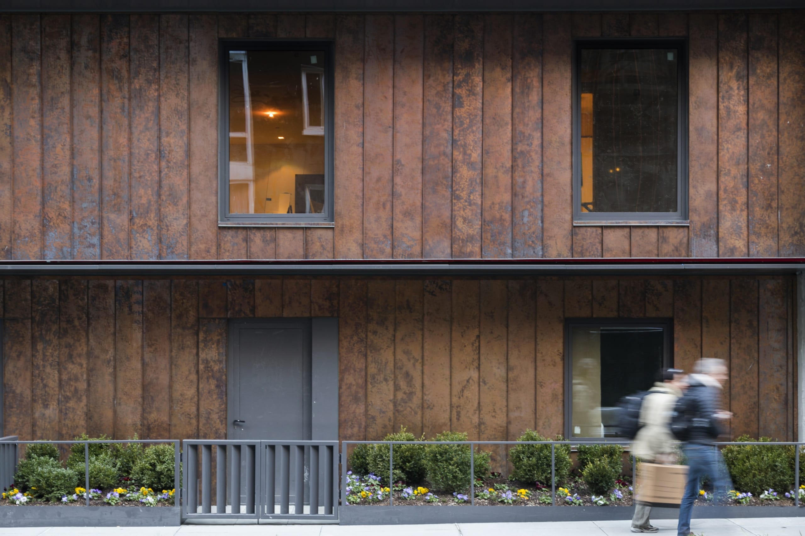 15 RENWICK RESIDENTIAL DEVELOPMENT IN MANHATTAN WITH exterior copper panels.