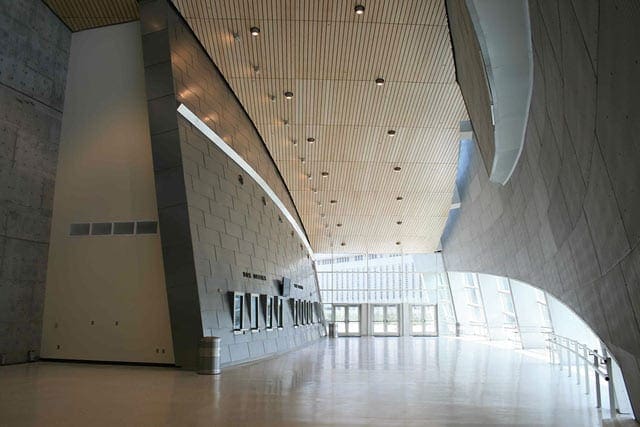 Interior metalwork for BOK Center in Oklahoma.