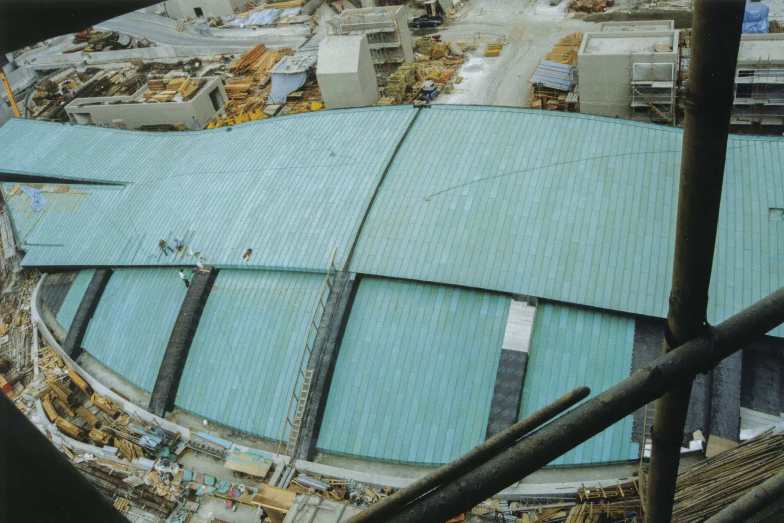 Installers complete the Tsing Yi Terminal Roof in Hong Kong.