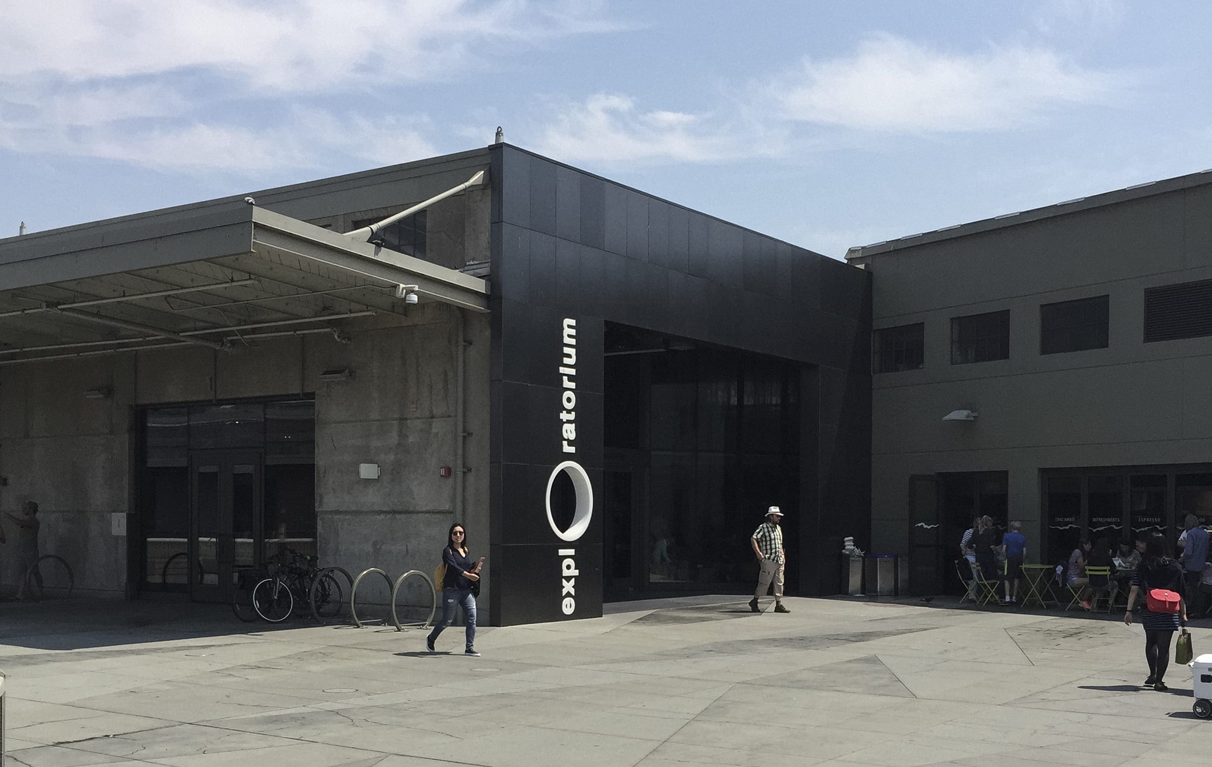 Entrance to the Exploratorium in San Francisco.