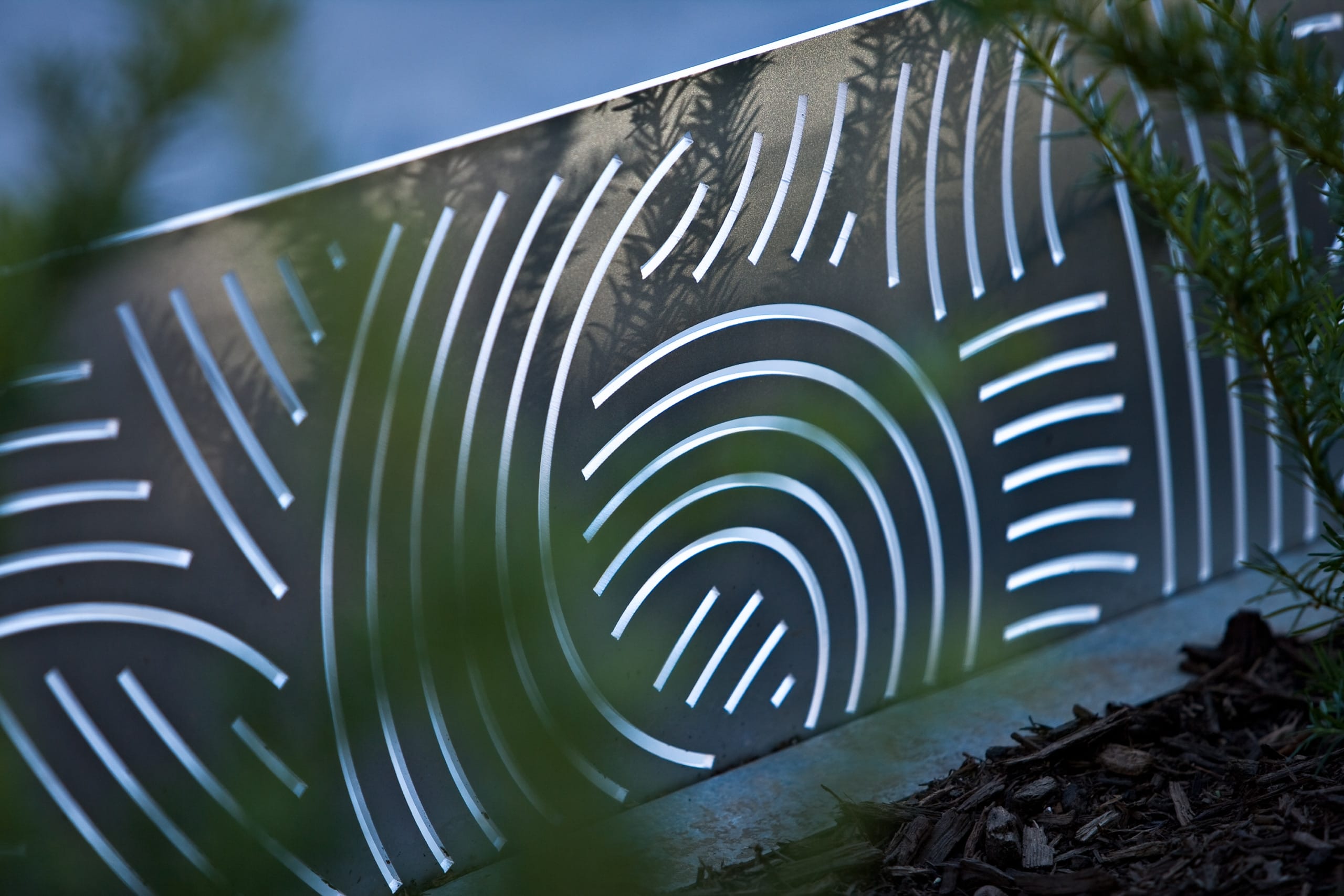 Detail of the Young+Dring planter boxes for the Power & Light District