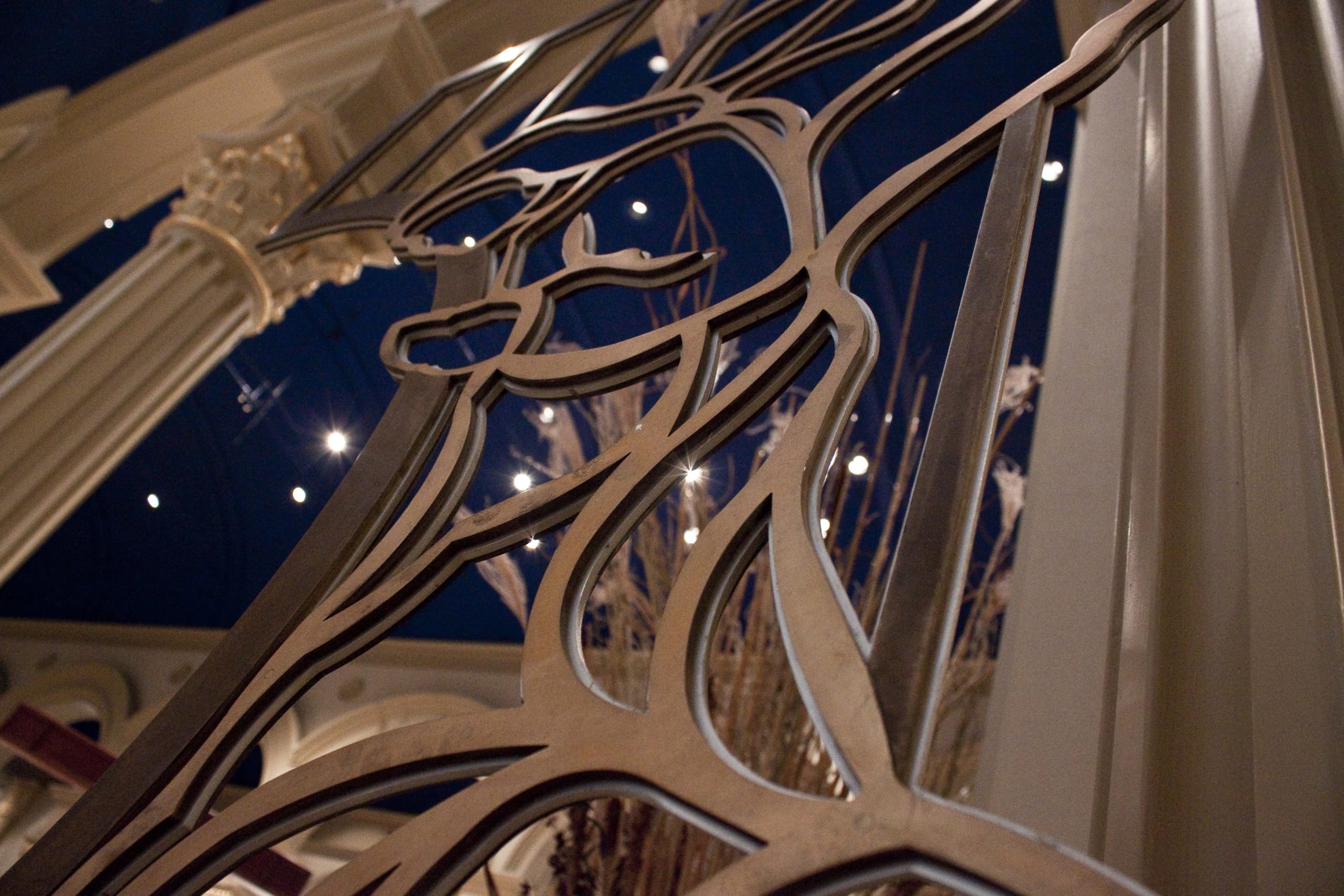 Detail of the Angel Gate at The Cathedral of the Immaculate Conception. 