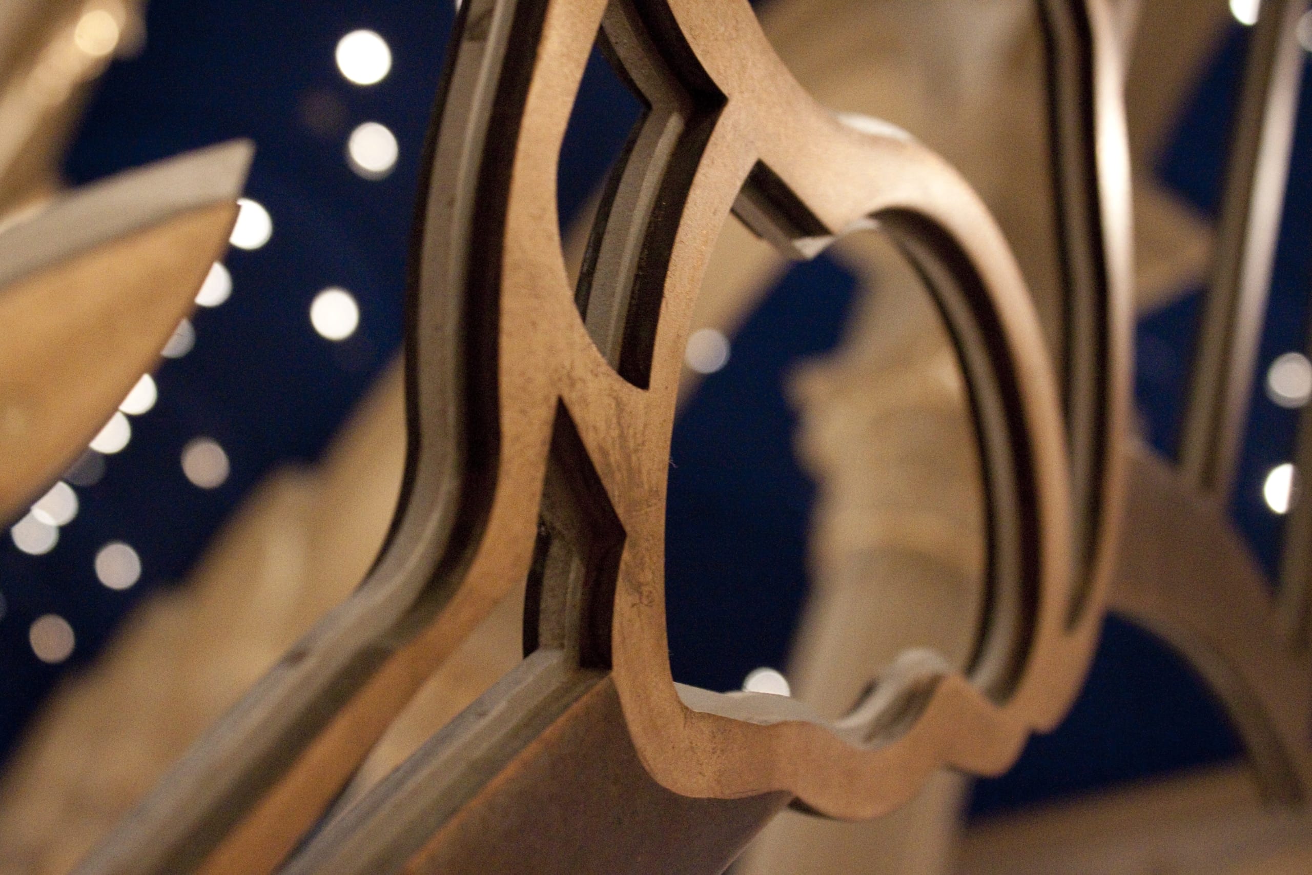 Detail of the Angel Gate at The Cathedral of the Immaculate Conception. 