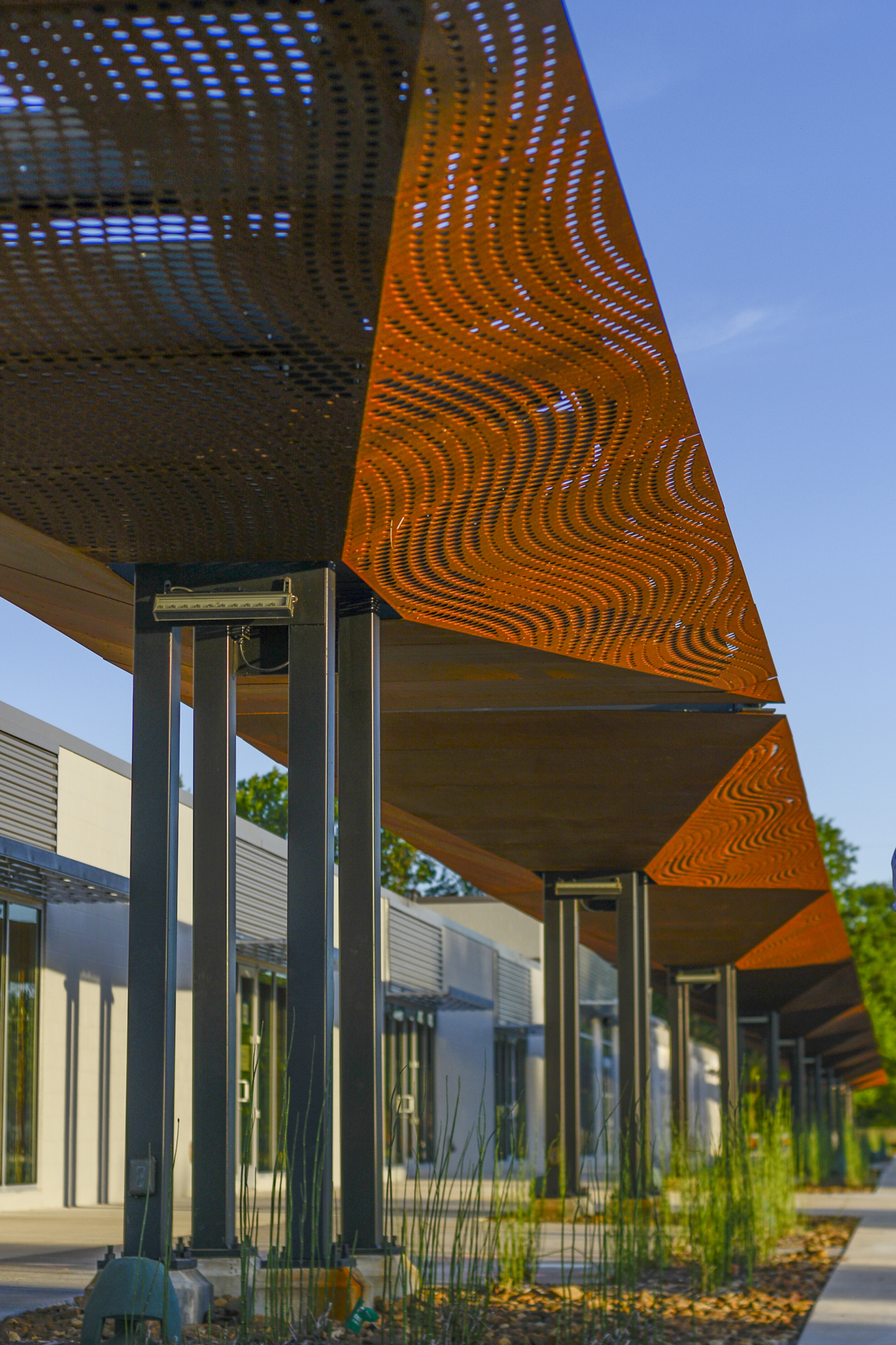 ImageWall used to make perforated awnings.