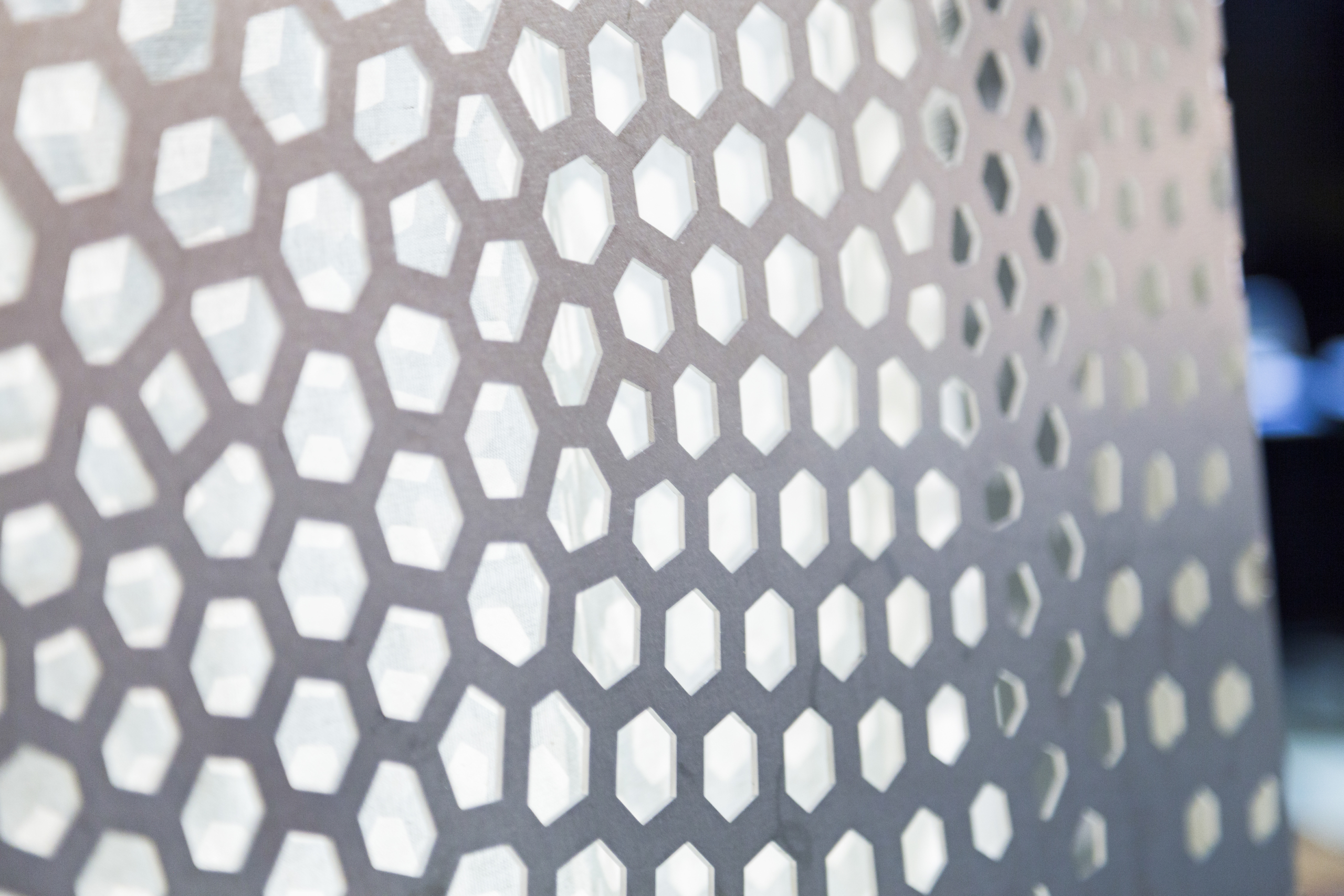 Working with engineers, the perforated metal can be endlessly customized.